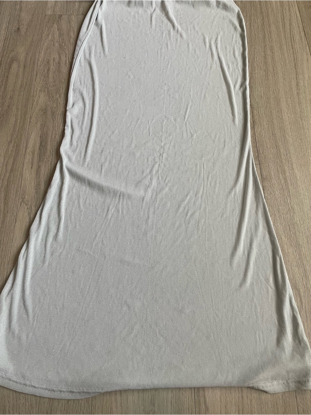 Transparent Women's Maxi Skirt in Light Gray - Brand: